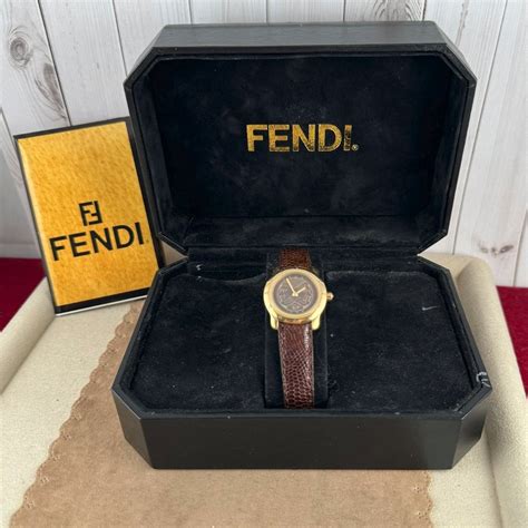 fendi 1925 gold watch|Fendi 1925 Roman Coin Watch Reverse marked FENDI 800G .